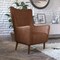 Flash Furniture Dark Brown Faux Leather Wingback Accent Chair QY-B235-DBR-GG - alternate 8